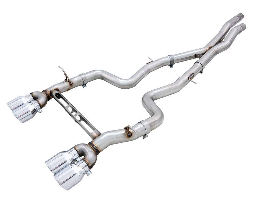 AWE BMW M3 | M4 3.0T 2015-2020 Tuning Track Edition Catback Exhaust System w/ Chrome Silver Tip