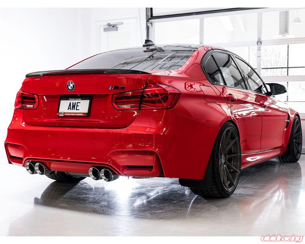 AWE BMW M3 | M4 3.0T 2015-2020 Tuning Track Edition Catback Exhaust System w/ Chrome Silver Tip