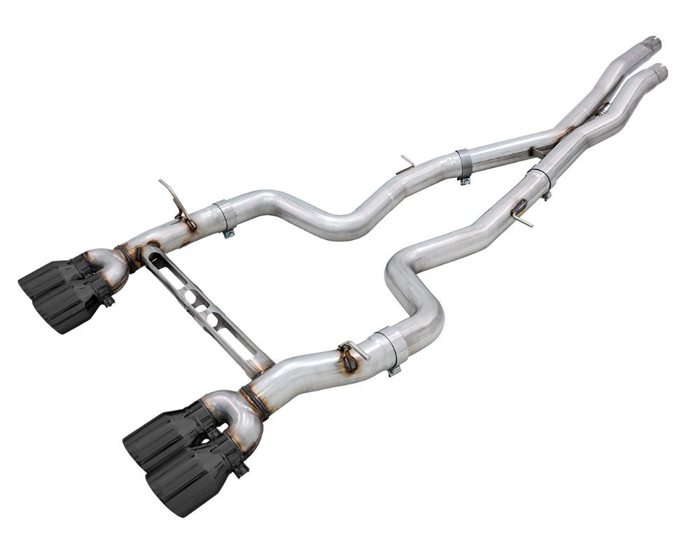 AWE 15-20 BMW M3/M4 Tuning Track Edition Catback Exhaust System w/ Diamond Black Tip BMW