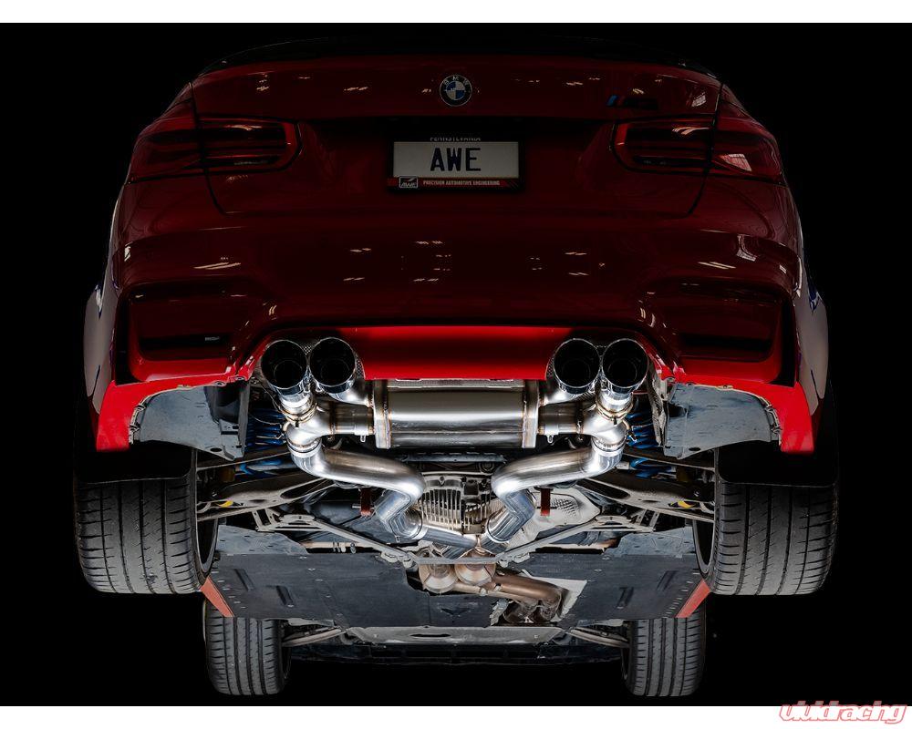 AWE Tuning SwitchPath Catback Exhaust System w/ Chrome Silver Tip BMW M3 | M4 3.0T 2015-2020