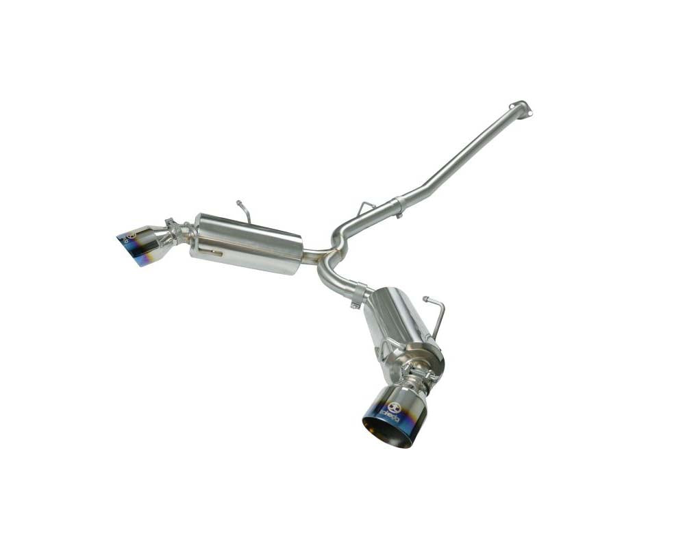 aFe Takeda 13-20 Subraru BRZ 2-1/2 IN 304 Stainless Steel Catback Exhaust System w/Blue Flame Tip