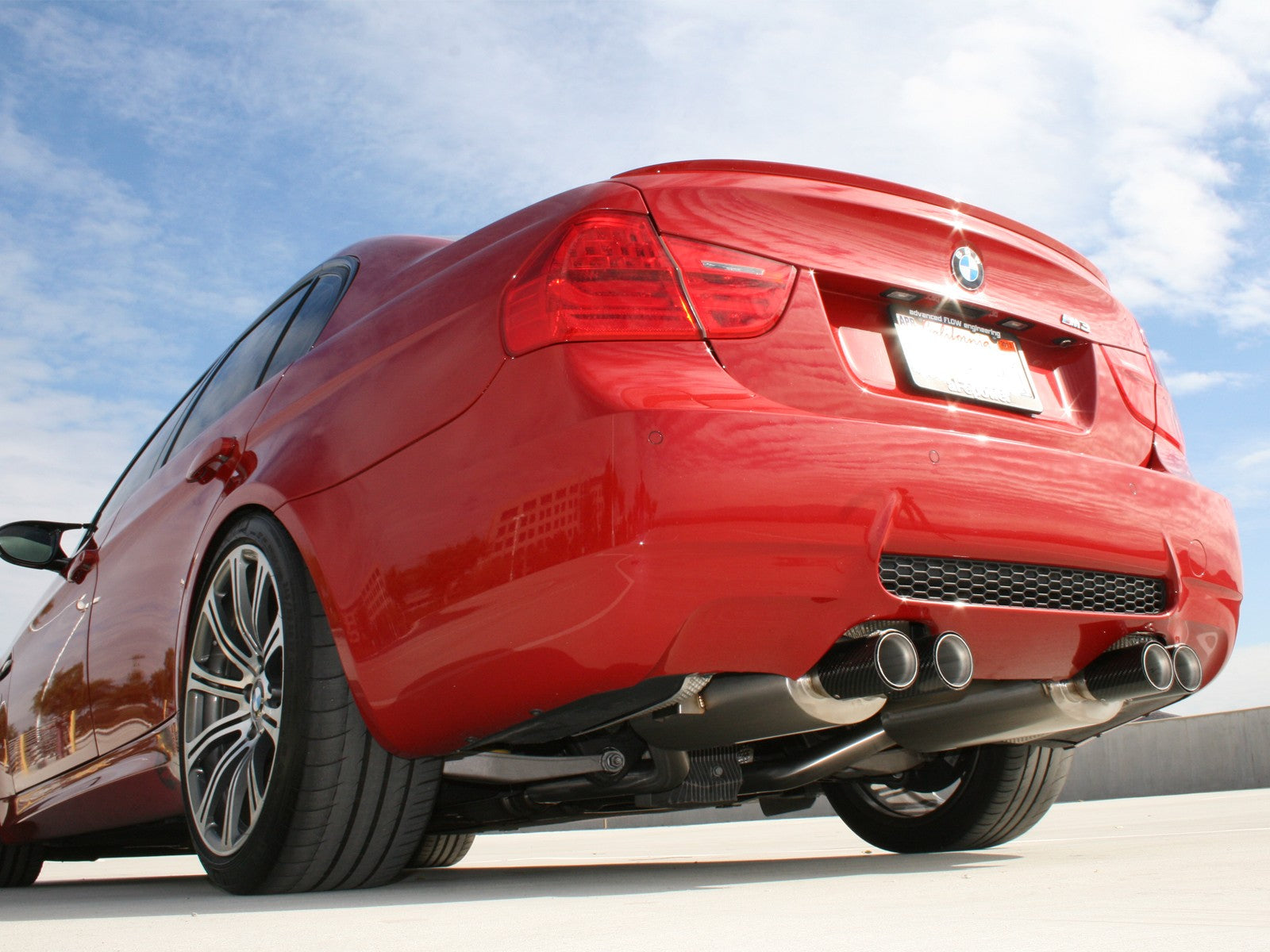 aFe 08-13 BMW M3 (E90) MACH Force-Xp 2-1/2" 304 Stainless Steel Cat-Back Exhaust System w/ Carbon Fiber Tips