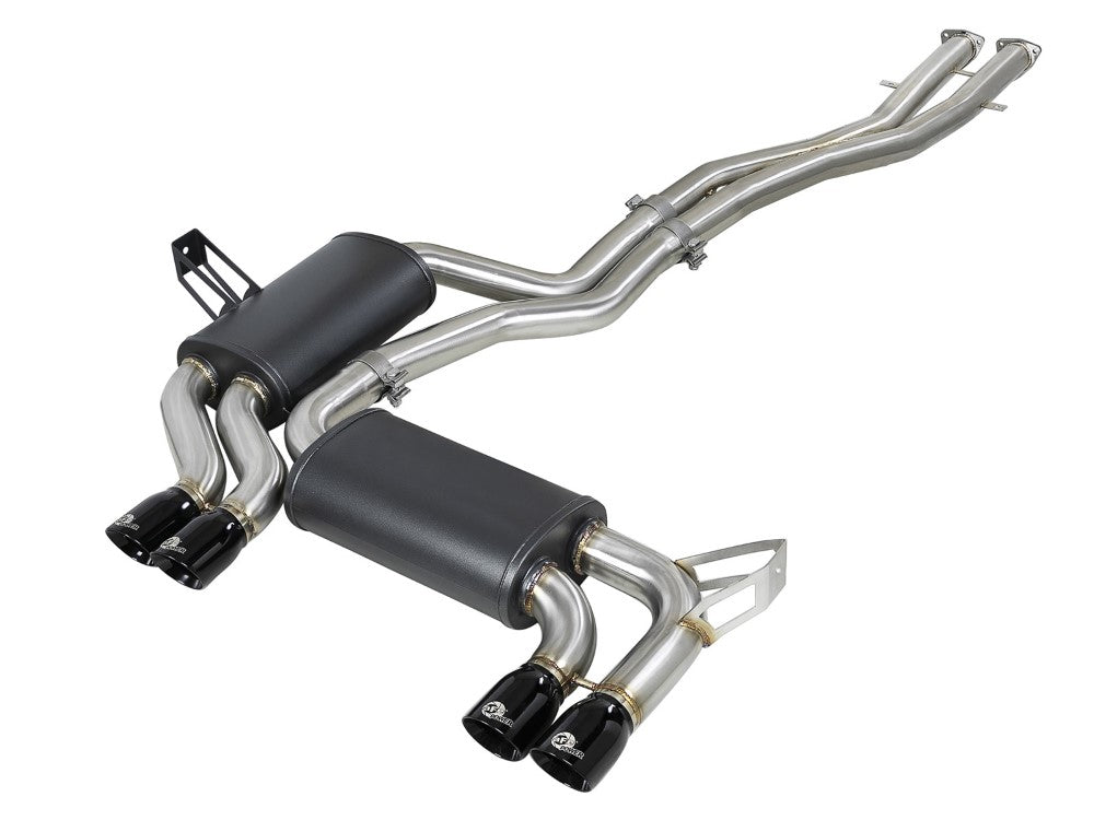 aFe  01-06 BMW M3 (E36) MACH Force-Xp 2-1/2" 304 Stainless Steel Cat-Back Exhaust System w/ Black tips
