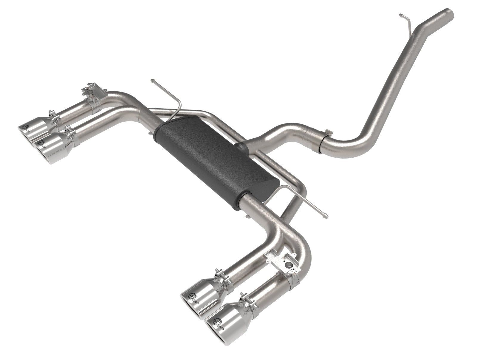 aFe 15-20 Audi S3 MACH Force-Xp 3 IN to 2-1/2 IN 304 Stainless Steel Cat-Back Exhaust System w/ Polished Tip