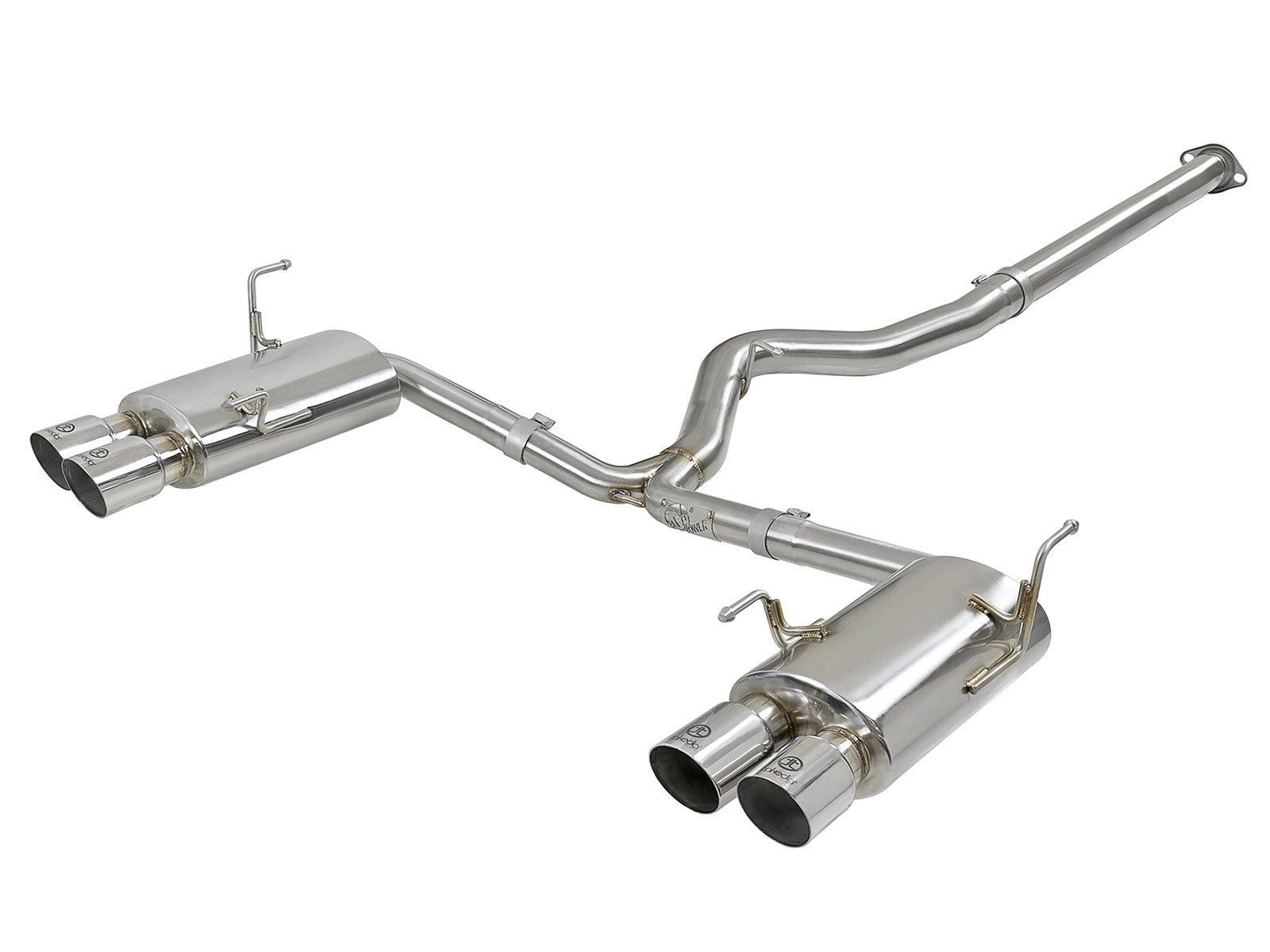 aFe Takeda 15-20 Subaru WRX 3" to 2-1/4" 304 Stainless Steel Cat-Back Exhaust System