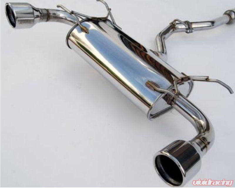 Invidia Q300 Catback Exhaust with Rolled Stainless Steel Tips Subaru BRZ 2012+