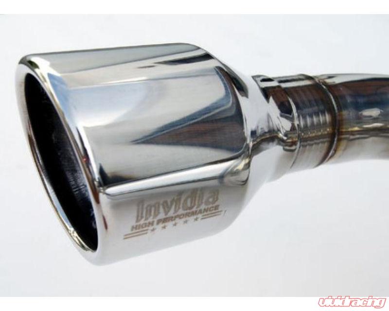 Invidia Q300 Catback Exhaust with Rolled Stainless Steel Tips Subaru BRZ 2012+