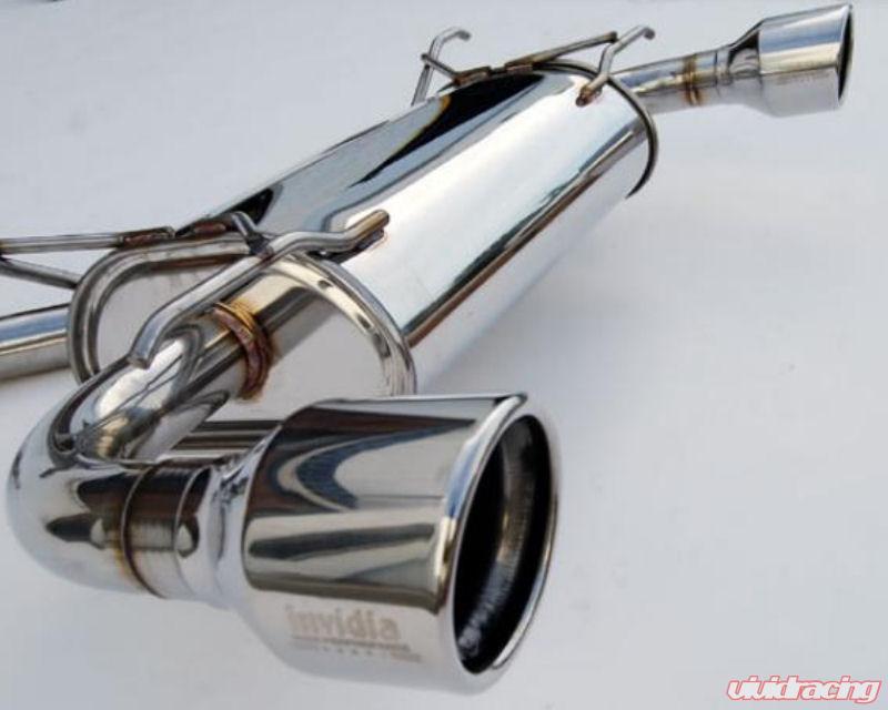 Invidia Q300 Catback Exhaust with Rolled Stainless Steel Tips Subaru BRZ 2012+