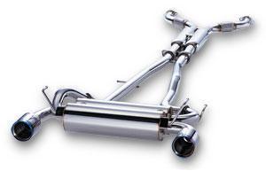 HKS 09-15 Nissan 370z Hi-Power Exhaust Full Dual with Adjustable Titanium Tips