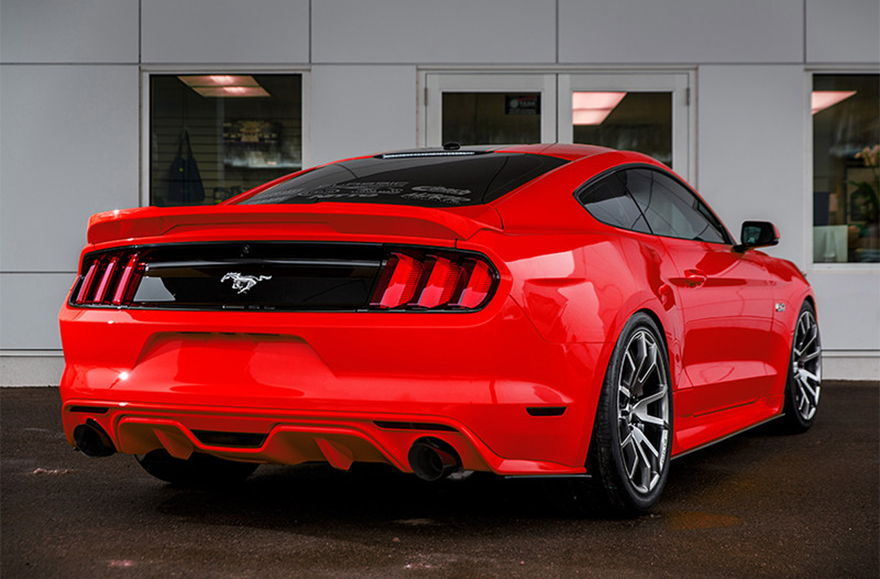 MBRP 3" Cat Back, Dual Split Rear, Street Version, 4.5" tips, Black Coated, Ford Mustang GT 5.0 - Coupe Only 2015 - 2017