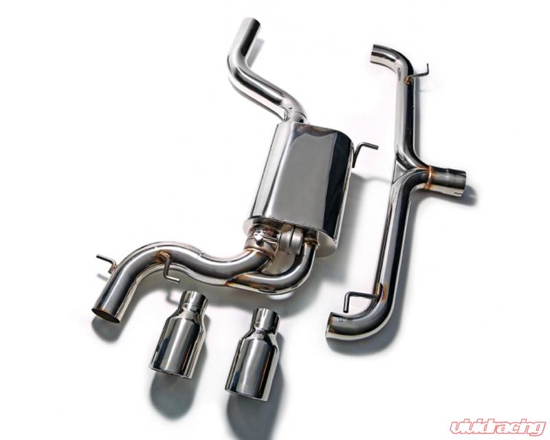 ARMYTRIX Stainless Steel Valvetronic Catback Exhaust System Dual Chrome Silver Tips Volkswagen Golf | GTI MK6 2010-2014