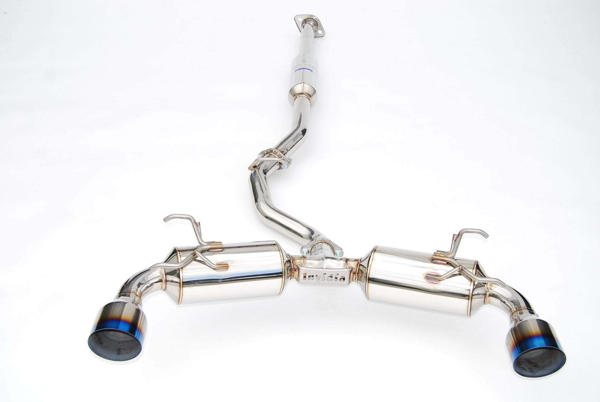 Invidia 13-21 Subaru BRZ Single Layer Titanium Catback Exhaust w/Burnt Tips