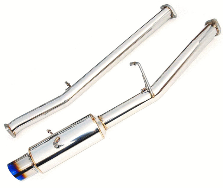 Invidia 02-07 Subaru WRX N1 Catback Exhaust Single Layer Titanium Tip